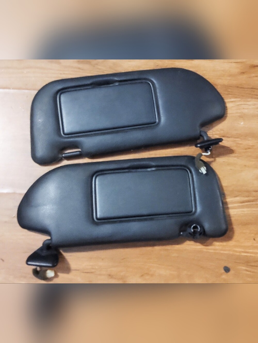 Nissan 350z Z33 Roadster 2004-2008 Sun Visor Pair Black OEM Set Of 2